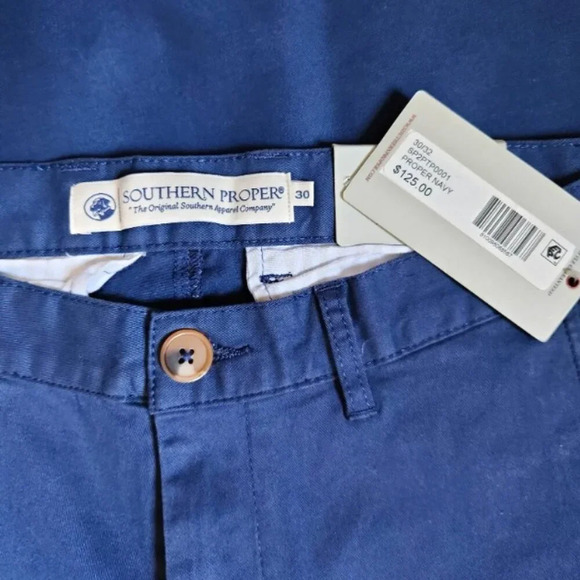 Southern Proper Men's Size 30x32 Thomasville‎ Navy Pants Business Casual Preppy - Picture 3 of 3